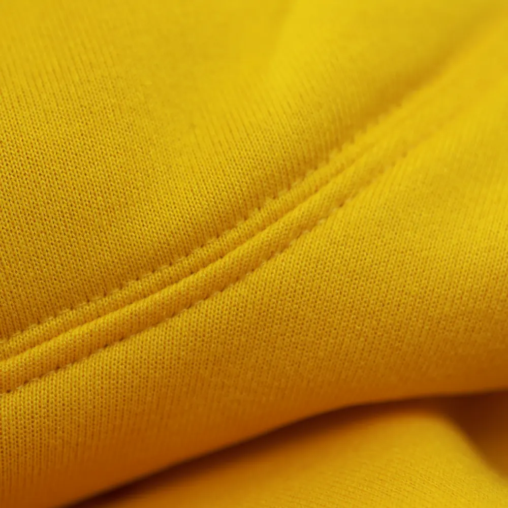 Brushed Fleece in Golden Yellow