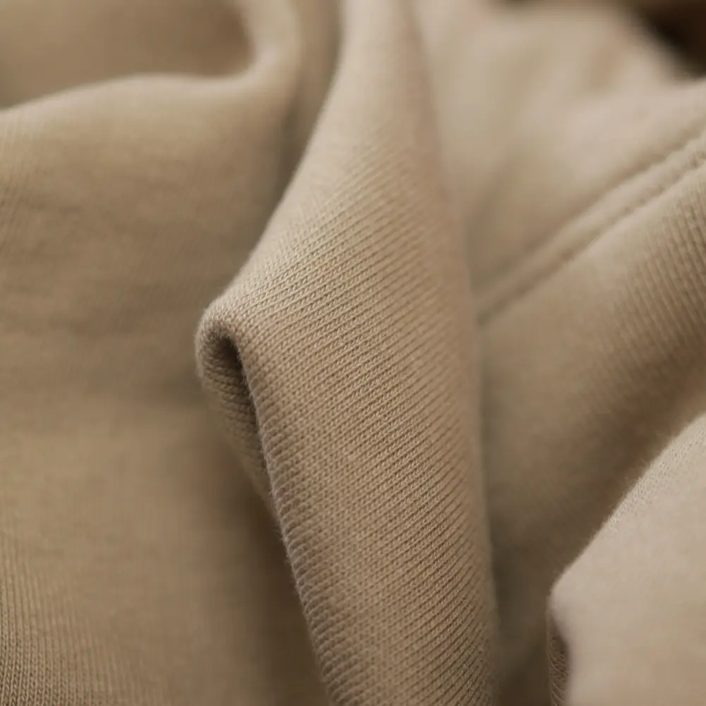 Brushed Fleece in Sand Tan