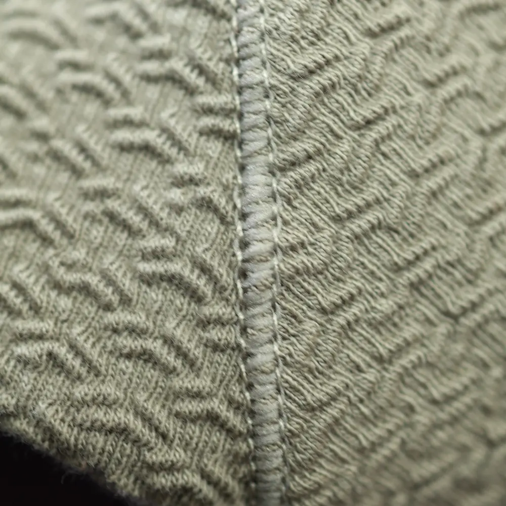 Textured Jacquard Knit fabric swatch